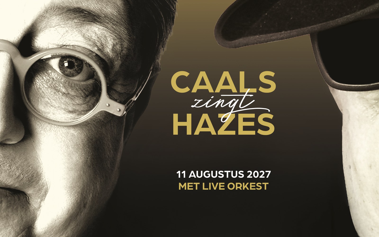 Affiche van Caals zingt Hazes met live orkest