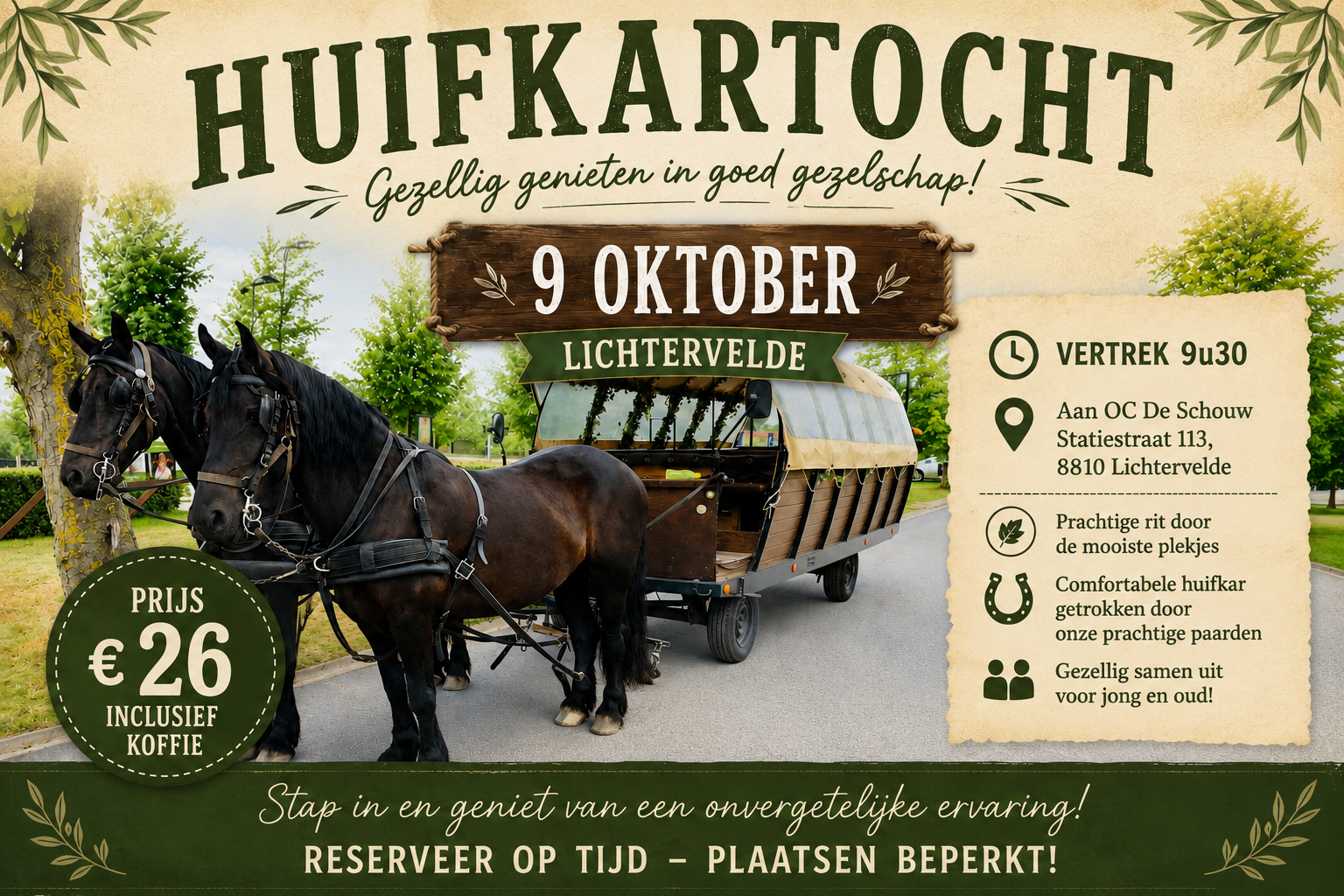 Huifkartocht Lichtervelde