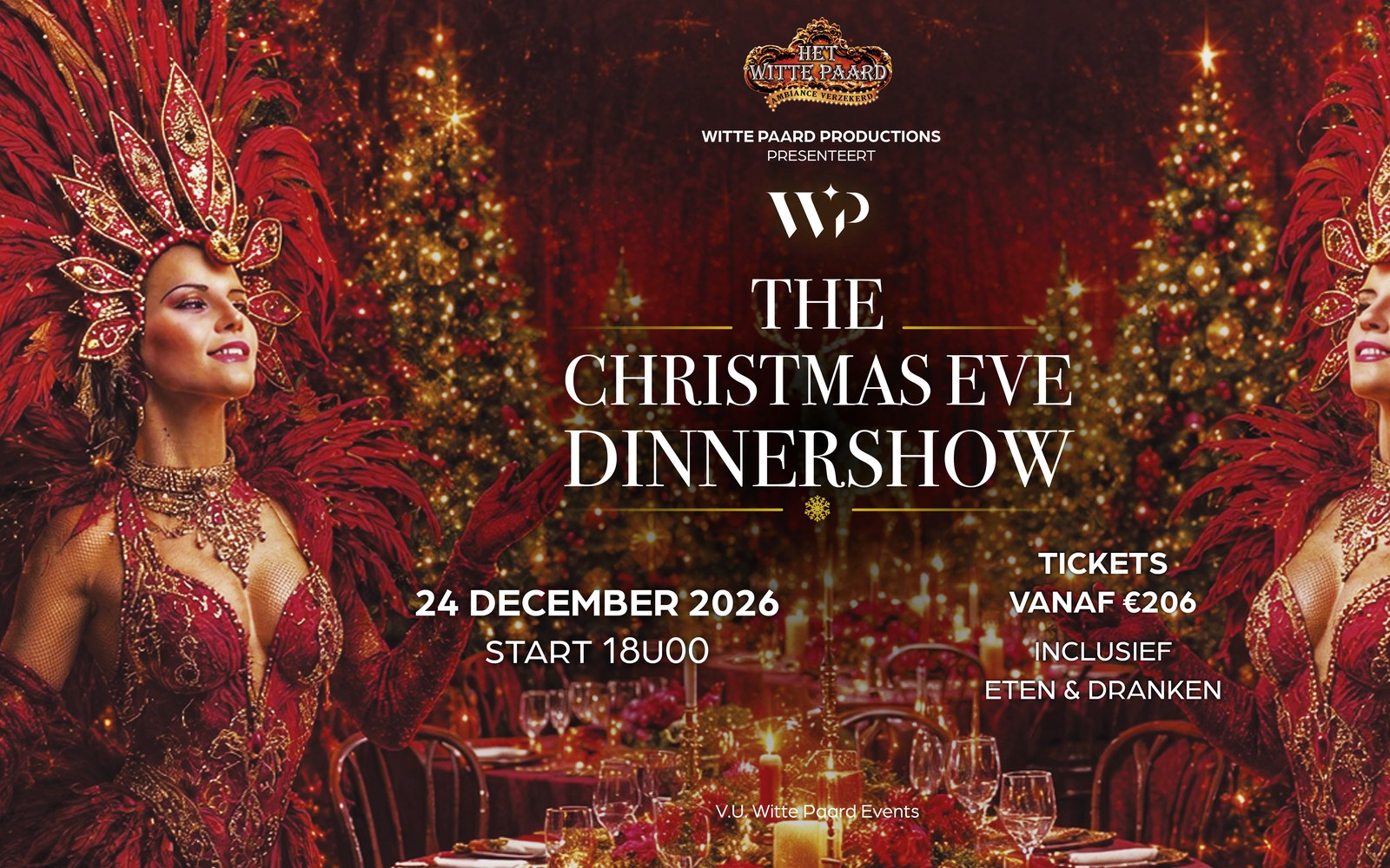 Affiche van WP The Christmas Eve Dinnershow