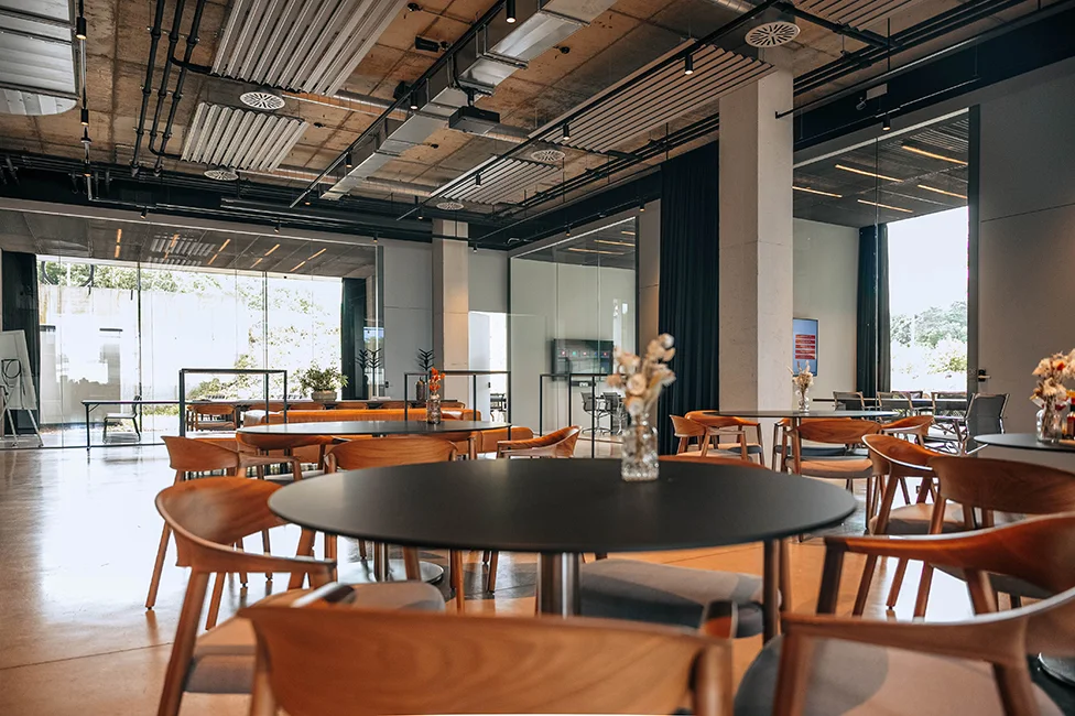 Flexspace Brugge van Meeting Lab op O-Forty in Oostkamp