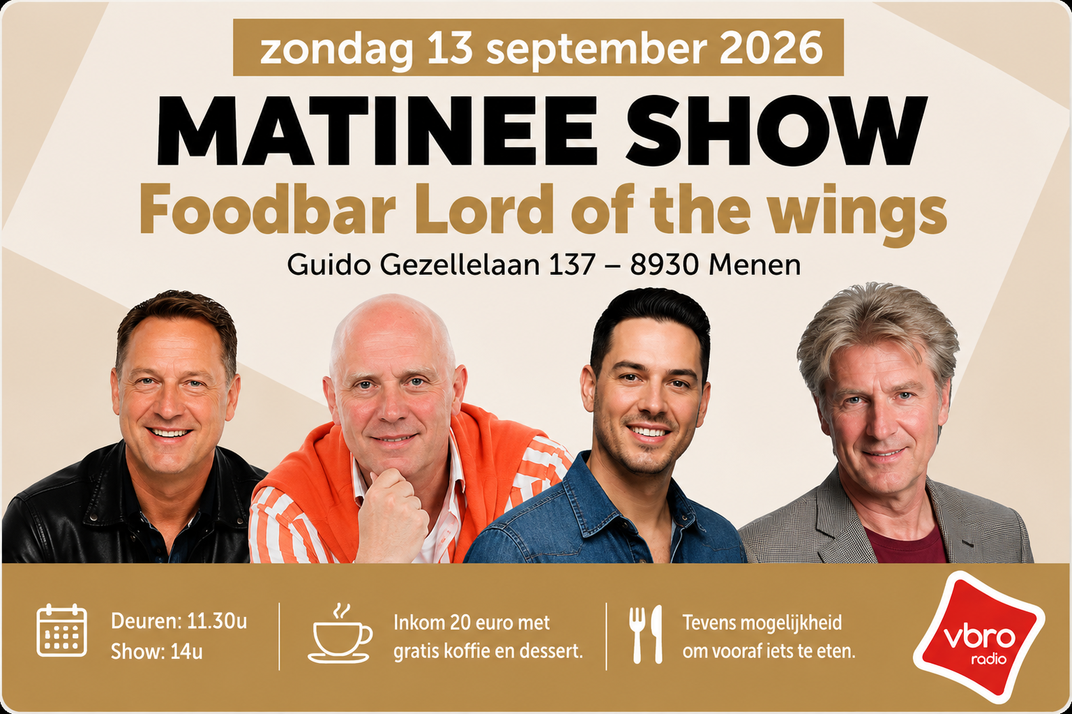 Matineeshow – Foodbar Lord of the Wings