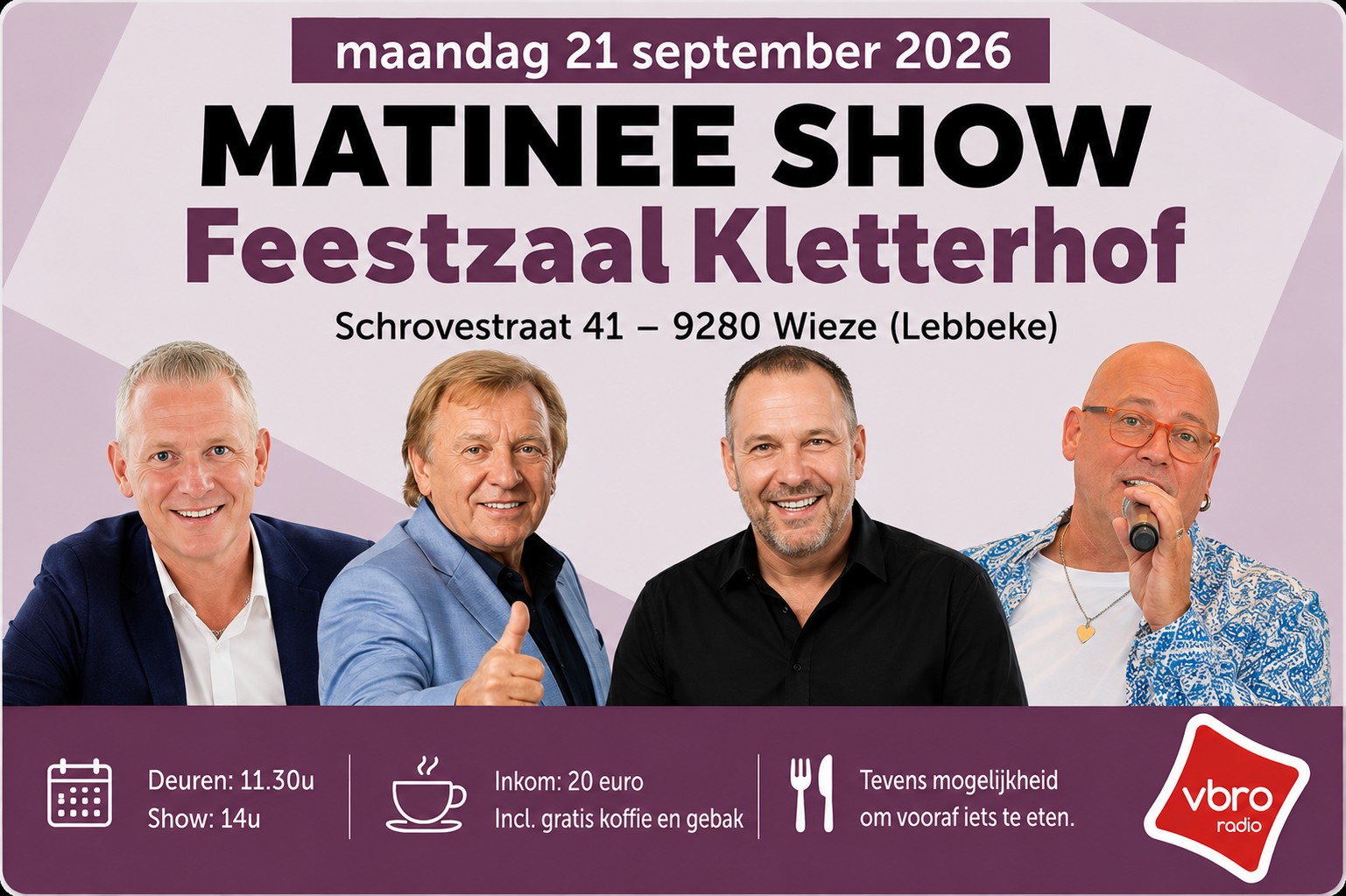 Matineeshow – Feestzaal Kletterhof