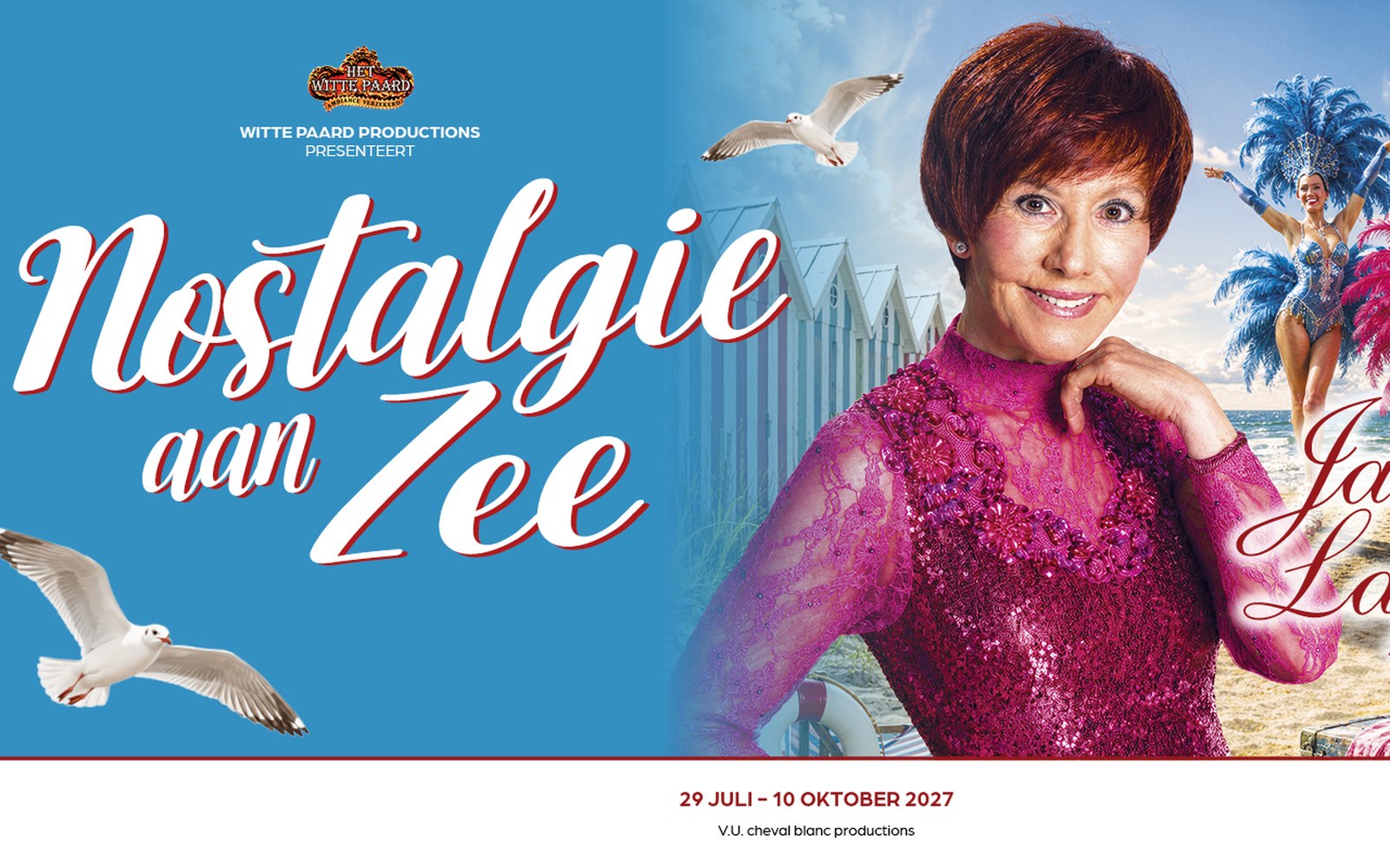 Affiche van Nostalgie aan Zee met Jacky Lafon